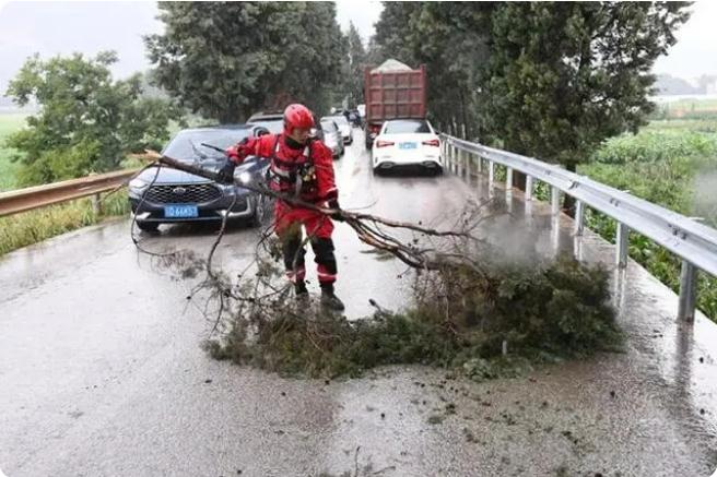 麒麟?yún)^(qū)遭暴雨突襲|部分道路積水嚴(yán)重，消防緊急排澇解憂